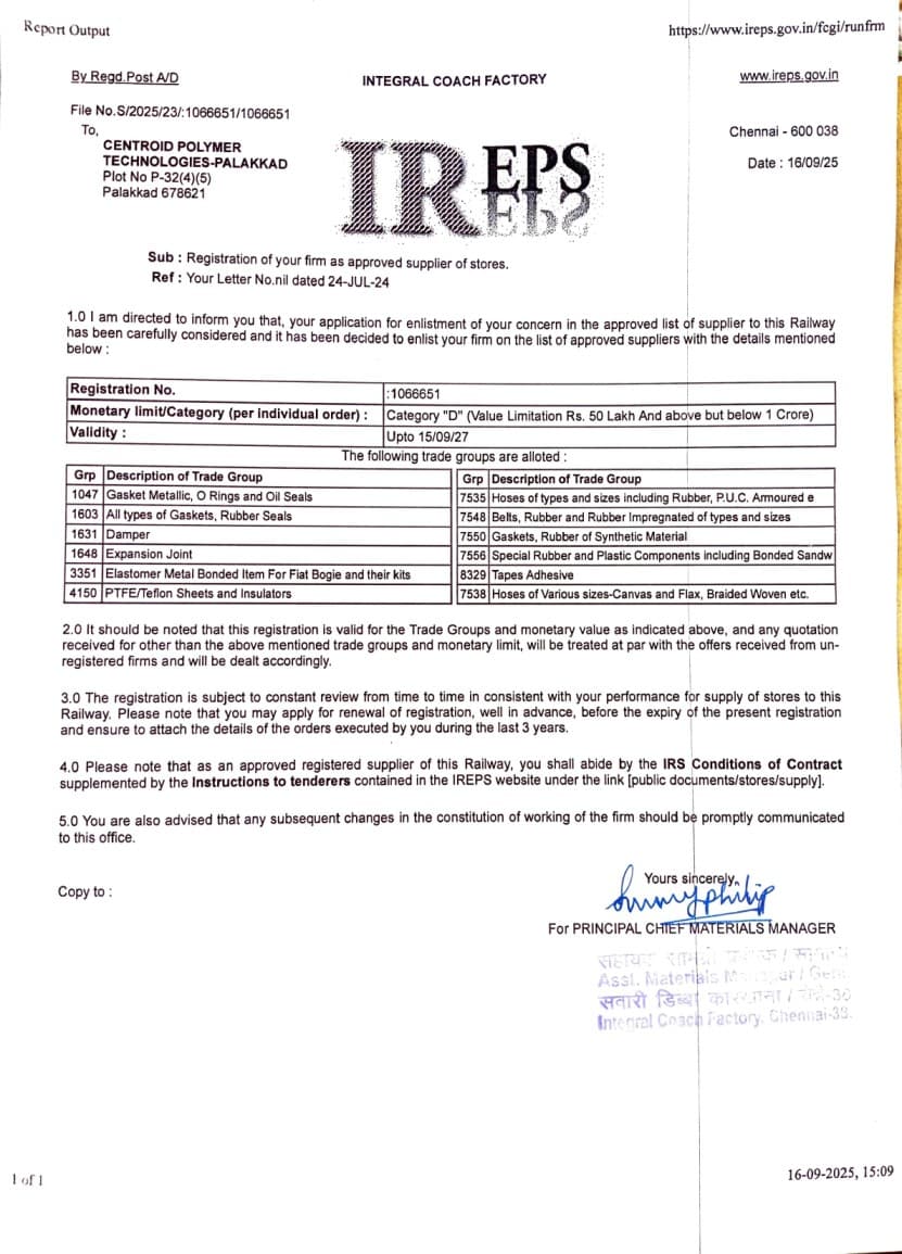 integral-coach-factory-supplier-letter